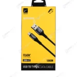 کابل شارژ 1.2 متری تایپ C کی اف سنیور مدل KF Senior S88-C