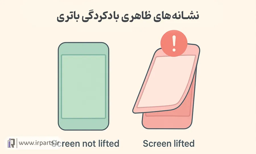 باد کردن باتری آیفون