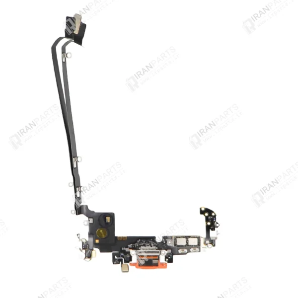 فلت شارژ آیفون 17 پرو مکس نارنجی | iPhone 17 Pro Max Charging Port