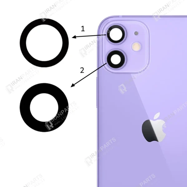 شیشه لنز دوربین آیفون 12 مینی | iPhone 12 Mini Glass Camera